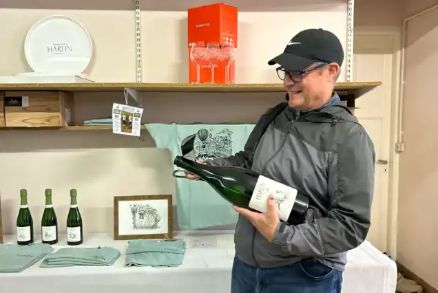 champagne tasting session on a day trip from Paris