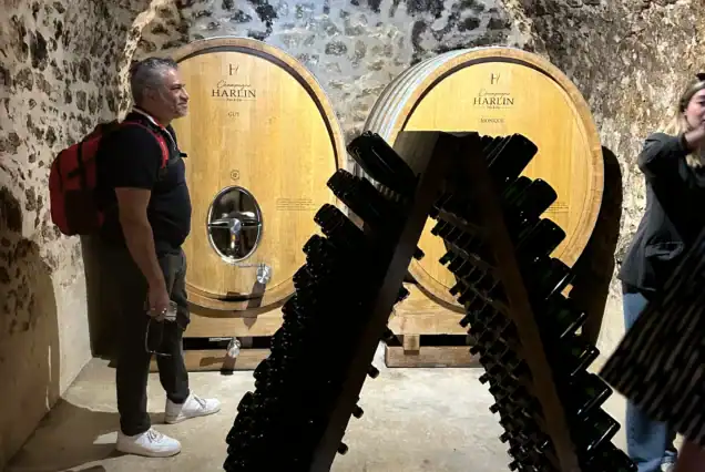 champagne pairing during a guided day trip from Paris to Champagne region